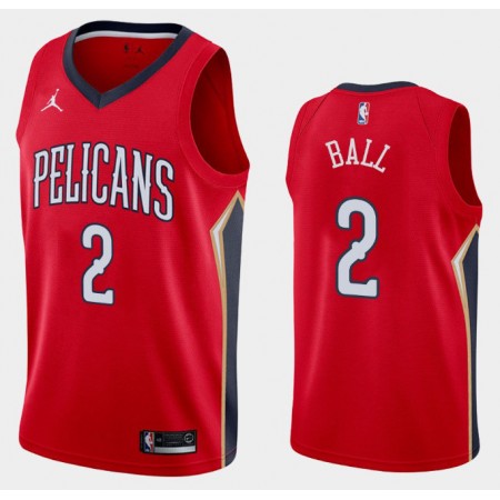 Maillot Basket New Orleans Pelicans Lonzo Ball 2 2020-21 Jordan Brand Statement Edition Swingman - Homme